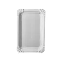 Papstar STARPAC Pappteller eckig, 13 x 20 cm 90350