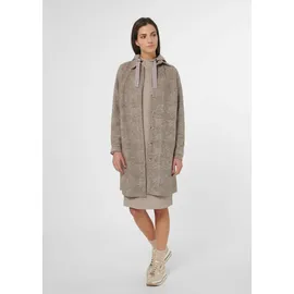 Madeleine Hemdjacke beige | beigemeliert / platin XXL