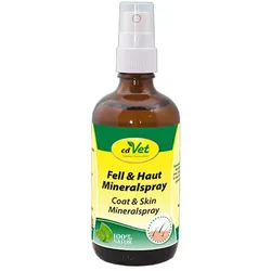 cdVet | Fell & Haut Mineralspray Natürliche Pflege bei Juckreiz & glanzlosem Fell 100 ml