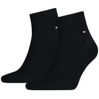 TOMMY HILFIGER Herren Quarter Socken, Vorteilspack - Sneaker, Unifarben, 39-49 Dunkelblau 39-42 4er Pack (2x2P)