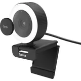 Hama C-800 Pro Webcam mit Ringlicht, inkl. Fernbedienung (139993)