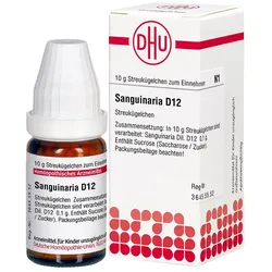 Sanguinaria D 12 Globuli 10 g