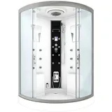 AcquaVapore Dusche Duschkabine D26-EH-EC-EA Duschtempel Sauna 130x130 cm MIT 2K Scheiben Versiegelung