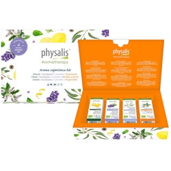 physalis® Aroma experience kit Zitrone Eukalyptus Lavendel Pfefferminz