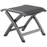 Royal Garden Kensington Plus Hocker klappbar grau