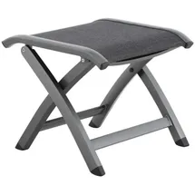 Royal Garden Kensington Plus Hocker klappbar grau