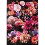 Kare DESIGN Wandbild 140 x 200 cm 51865 Touched Flower Baumwolle Bunt