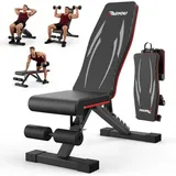 Hantelbank - Pasyou - Pa350 - Schwarz - Bis Zu 10 Kg - Professionelle Bank