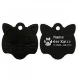 SALE - Katzenmarke "Katzenkopf" (Gravurmaß 20x10 mm)