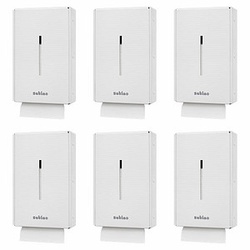 6 Satino by wepa Papierhandtuchspender 332840 weiß Vollpappe