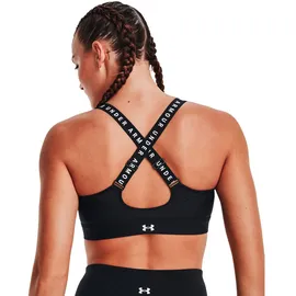 Under Armour Infinity Zip Sport-bh Mit Hoher Wirkung - Black / White - XS