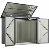 Costway Mülltonnenbox 172 x 96 x 85 cm schwarz