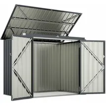 Costway Mülltonnenbox 172 x 96 x 85 cm schwarz