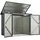 Costway Mülltonnenbox 172 x 96 x 85 cm schwarz