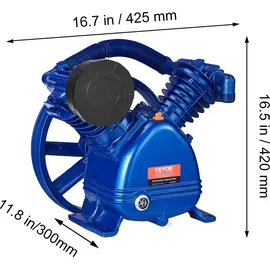 Vevor Luftkompressor-Pumpenkopf 5,5 PS 5,75 CFM bei 90 PSI