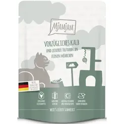 Katzen - Nassfutter MJAMJAM Cat Adult Kalb & Truthahn, 300 g