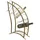 moebel-direkt-online Weinregal 61 x 0 x 61 cm Goldfarben