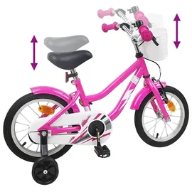 vidaXL Kinderfahrrad 16 Zoll rosa