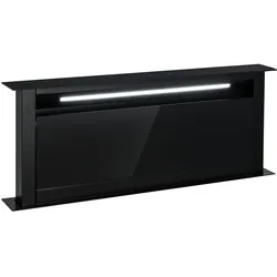 Klarstein Royal Flush Eco Dunstabzugshaube 90 cm 714 m3/h A+ Schwarz