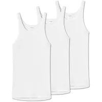 SCHIESSER Unterhemd 3er Pack Weiß