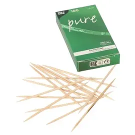 Papstar Zahnstocher Holz rund 8 cm