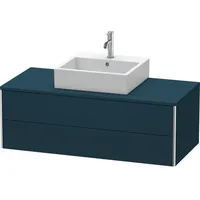 Duravit XSquare Waschtisch-Unterschrank XS491209898 120x40x54,8cm, 2 Schubkästen, Nachtblau seidenmatt