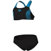 Arena Openings Energy Back Mädchen Bikini Bikini schwarz-türkis 140