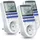 Bearware 3x Zeitschaltuhr, digital, 2,1" LCD-Display, max. 3680W, 10 Programme, Zufallsschaltung