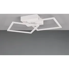 Trio Reality LED Deckenleuchte Trail Weiß matt 7 x 44,6 x 39,6 cm