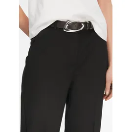 Comma, 7/8-Hose Straight-Leg schwarz 34