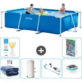 Rechteckiger Frame Pool - 300x200x75 Cm - 7-teilig  S30