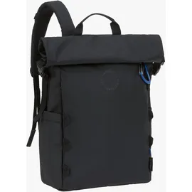 Lässig Wickelrucksack Outdoor Rolltop Schwarz
