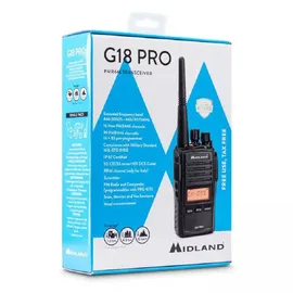 Midland 18 Pro Ip67 99 Walkie-talkie - Black - One Size