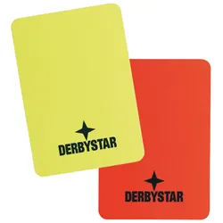 DERBYSTAR Fußball Schiedsrichterkarten rot/gelb