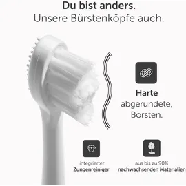 wondersmile Aufsteckbürste Hard All White 4 St.