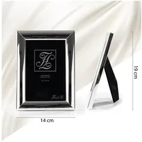 Fink [A] JESCO, Bilderrahmen 10x15 cm, Glas, Metall, versilbert,