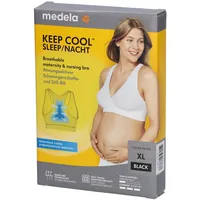 Medela Keep Cool Schlaf BH schwarz XL
