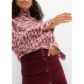 bonprix Cordrock Damen Rot 48