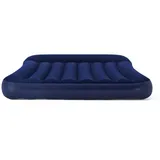 BESTWAY 67681 Double 191x137x30 Cm Einzel-luftbett Mit Eingebauter Pumpe - Navy - 191x137x30 cm