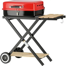 TRIZERATOP Mobiler Holzkohlegrill mehrfarbig