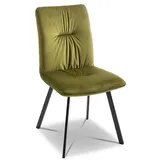 2er-Set BOOOM Stuhl Lee Stoff Grün