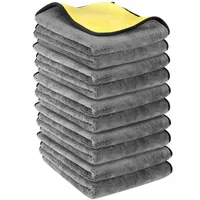 STAHLWERK Mikrofaser-Handtuch 10er Set doppelseitig 40 x 40 cm