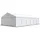 TOOLPORT Lagerzelt 6 x 12 m inkl. Seitenteile weiß 4753