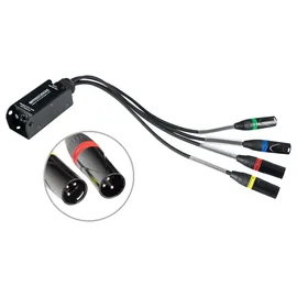 Pronomic NetCore SP-3M Multicore-Spliss male Schwarz