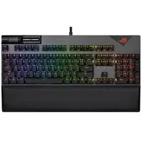 Asus ROG Strix Flare II USB Gaming-Tastatur Deutsch, QWERTZ Schwarz Switch: Red, Beleuchtet, Handballenauflage