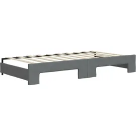 vidaXL Tagesbett 90 x 190 cm Dunkelgrau