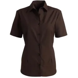 Damen Bluse kurzarm "1567" - XL - braun