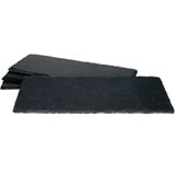 4er Set Schieferplatte 11x30cm Schwarz - 23464632