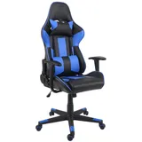 Mendler HWC-F84 Gaming-Stuhl Blau