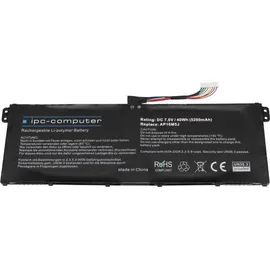 IPC-Computer Notebook-Akku AP16M5J Replace 7.6V 5200 mAh Acer